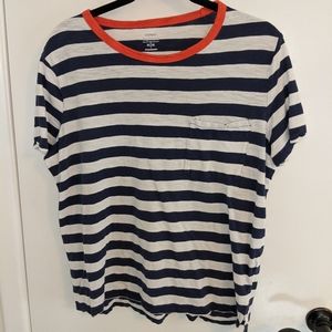 Old Navy Striped Boyfriend Tee
